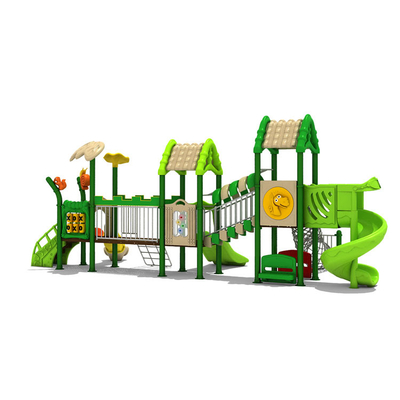Customized Commercial Theme Park Plastic Slide For Kids Amusement Outdoor Playground