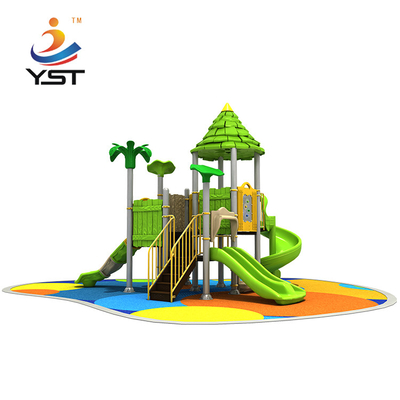 Outdoor Customized Recreation Playground Equipment Preschool Plastic Large Slide
