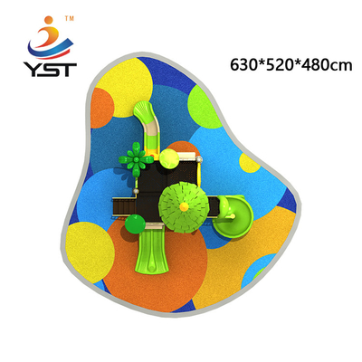 Indoor And Outdoor Kids Playground Slide Combined LLDPE YST 19124