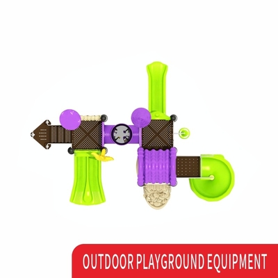 Customized Kids Plastic Outdoor Playground ISO9001 With Pool Slide And Swing