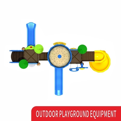 Castle Kids Outdoor Playground Equipment Plastic Slide For Oversea Market