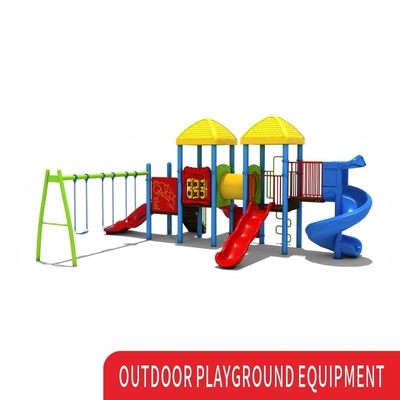 Kids Outdoor Playground Equipment ISO14001 For Public Station