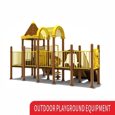 Kids Steel Pipe Swing set Plastic Outdoor Playground Equipment With Slide And Swing