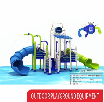 Pool Park Garden Metal Water Outdoor Kids Playground Slide Commercial Custom