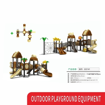 Large Outdoor Playground Combination Commercial Children Outdoor Tube Slide