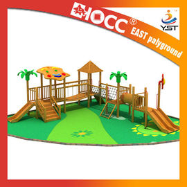 Large Kids Wooden Outdoor Play Equipment 25 - 30 Persons Capacity Service