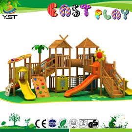 Anti UV Children'S Wooden Playground Sets YST140704 For 3 - 15 Years Old