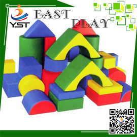 Colorful Soft Play Sponge , Soft Baby Blocks D4605 No Toxic For Preschool