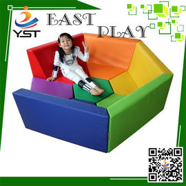 Safe And Fun Soft Play Sponge , Daycare Playground Equipment 450 * 100 * 60 Cm