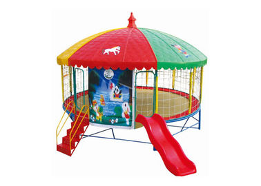 Safety Indoor Bungee Trampoline , Inflatable Bungee Trampoline With Protect Net