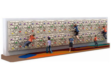 Eco Friendly Wooden Climbing Wall 114 Cm Length 3 Mm Thickness Custom Design