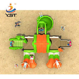 Safety Kids Playground Slide Galvanized Steel Pipe Apply To 3 - 15 Years Old