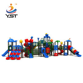 Children outdoor playground combined slides for sale