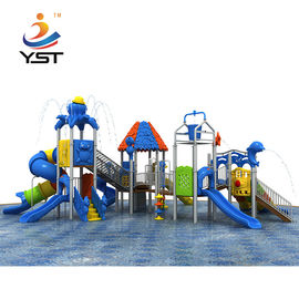 Most popular children outdoor playground theme combined slide