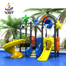 2.5 Mm Thickness Commercial Water Slides For Water Park Powder Coated