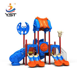 Residential Area Kids Playground Slide Sand Blasting Craft ISO Certification