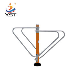 Reliable Outdoor Workout Equipment , Open Air Fitness Equipment Steel Material
