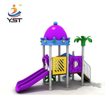 250cm Kids Playground Slide LLDPE PVC Backyard Swing Sets