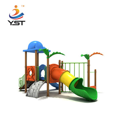 Galvanized Pipe Kids Playground Slide Plastic Playground Slide 370cm