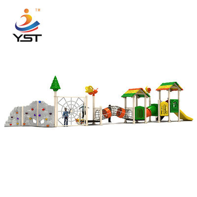 Kids Outdoor Playground Equipment Large Plastic Combined Slide Tube Sets