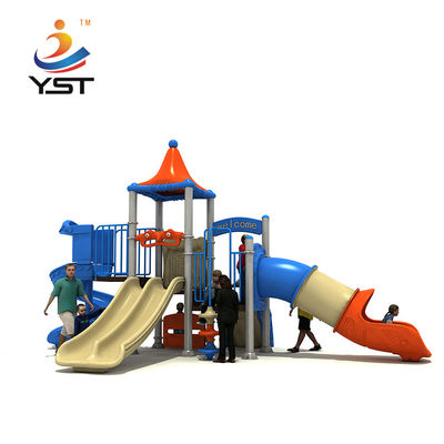 ASTM PVC Coated Plastic Kids Playground Slide For Children