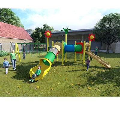 Children Galvanized Steel Pipe Outdoor Playground Slide Anti crack