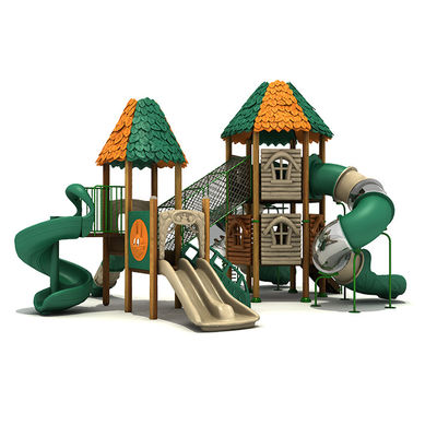 LLDPE Plastic Playground Equipment Slides For Outdoor Amusement