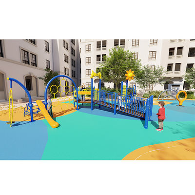 304 Stainless Steel HDPE Kids Playground Slide Commercial Use