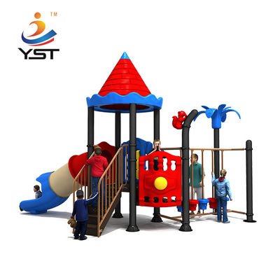 LLDPE Combined Amusement Kids Playground Slide Antistatic Environmental Friendly
