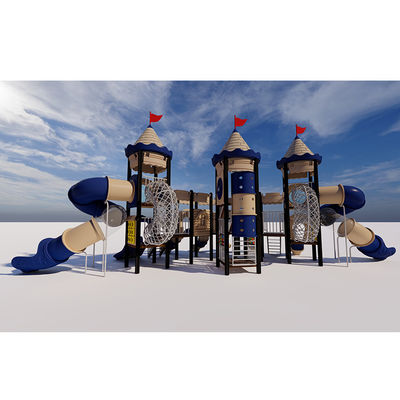 GS Amusement Combined Kids Playground Slide For Shopping Mall
