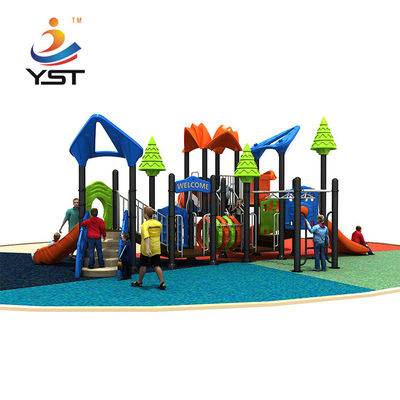 Combination Playground Childrens Garden Slide Anti Skid PVC Coated