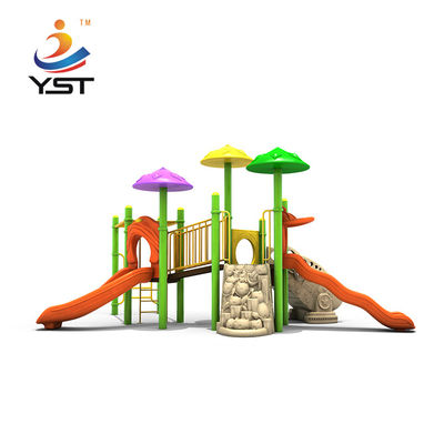 Outdoor LLDPE Children Playground Equipment Slides With 114mm Post