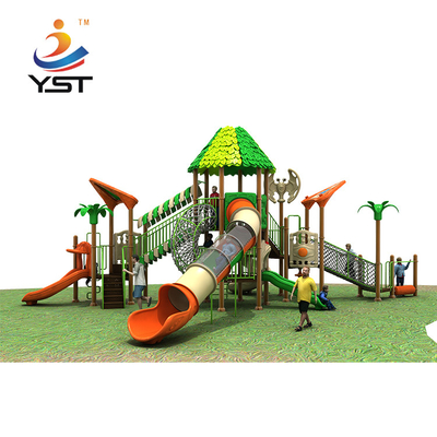 Kindergarten Plastic Kids Playground Slide Entertaining Combination