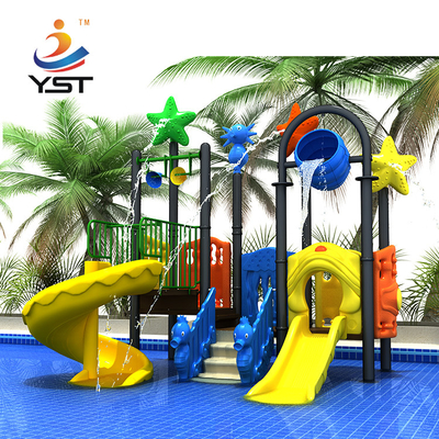 Powder Coated LLDPE Water Park Playground Equipment Anti Aging