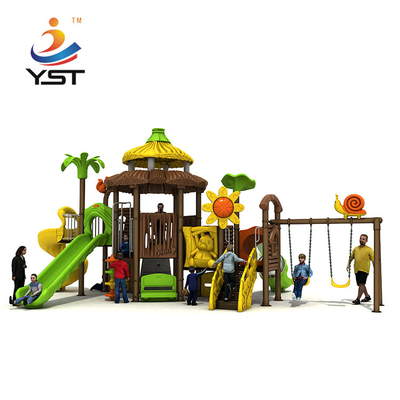 Forest Amusement Polyethylene Playground Equipment Slides ODM