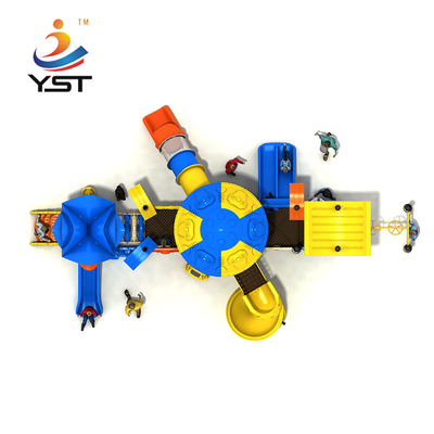 Plastic Amusement Park Play Equipment Commercial Kids Outdoor Playground