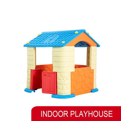 Indoor Playground Pretend Plastic Cottage Playhouse For Kids Educational Interactive