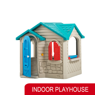Outdoor Indoor Plastic Playhouse Kindergarten Castle Cubby House For Kids