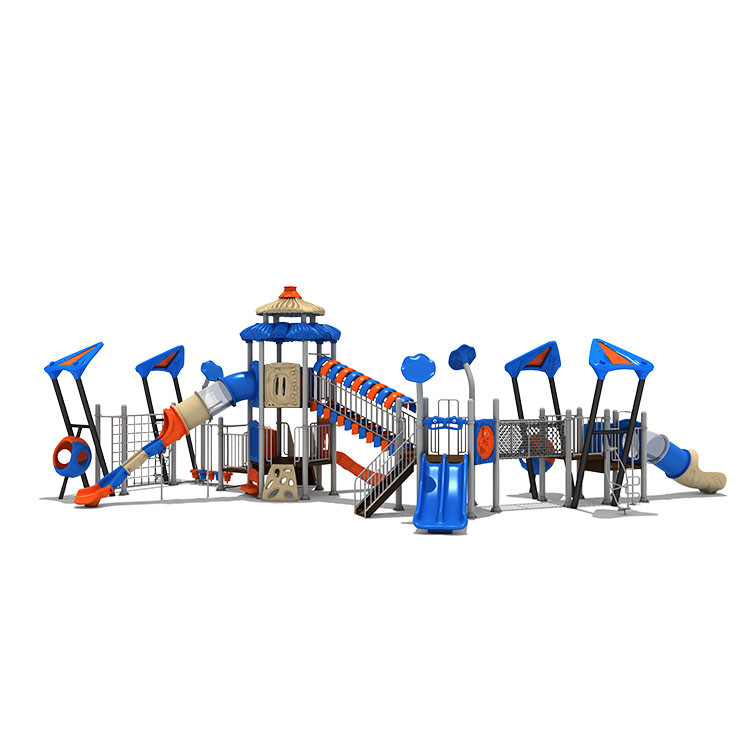 Colorful Commercial Playground Slides PVC Outdoor Children Garden Backyard