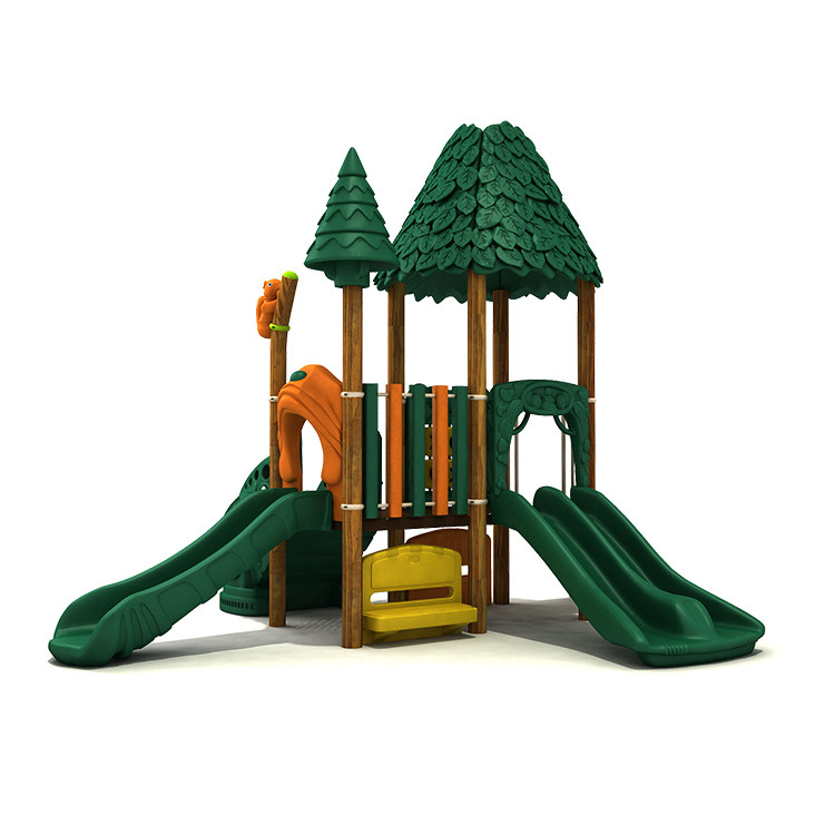 Customized Outdoor Playground Backyard Slide Colorful Commercial Children