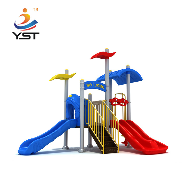 Low price kids playground plastic equipments amusement park commercial entertainment outdoor playground slide