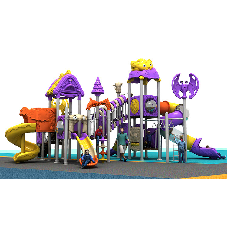 Outdoor Amusement Playground Equipment Set Heavy Duty Safety For Kid Play