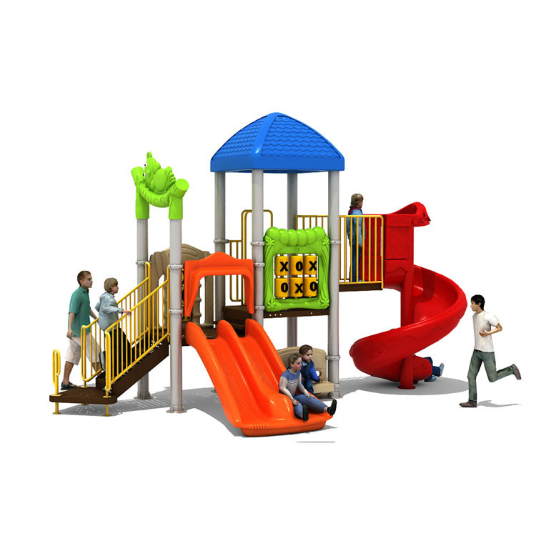 Children Playground Slide Equipment Outside Outdoor Multicolor