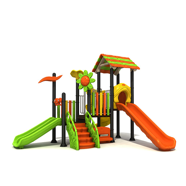 Children Amusing Park Set Kids Slides Outdoor Plastic Gym Playground