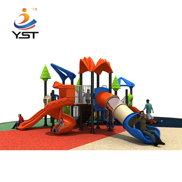 Easy To Install Plastic Toddler'S Play Area Slide High Safety Bright