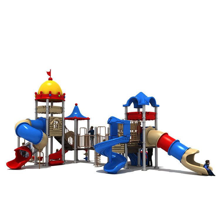 Children Amusement Park Playground Plastic Slides Outdoor Aluminum Alloy