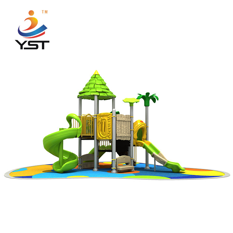 Indoor And Outdoor Kids Playground Slide Combined LLDPE YST 19124
