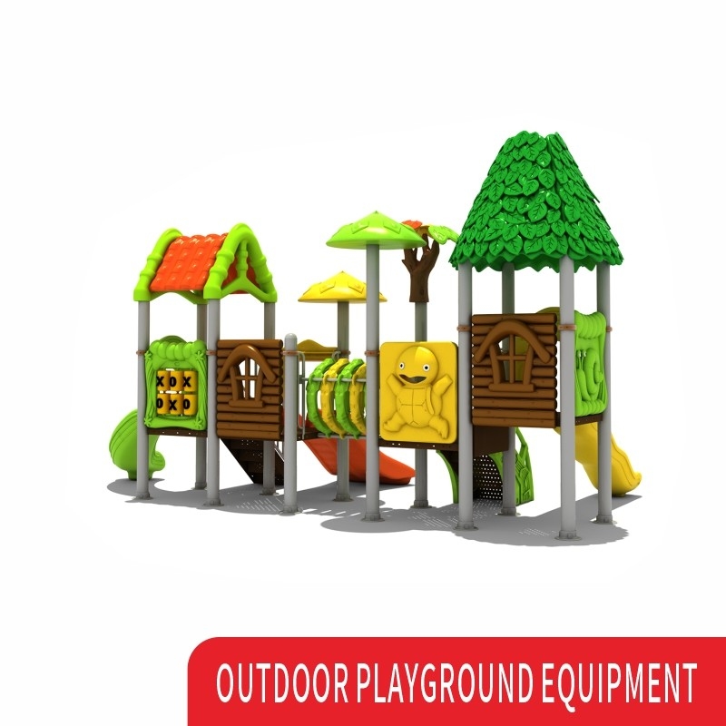 ASTM Colorful Style Screw Tube Slide Outdoor Plastic Equipment