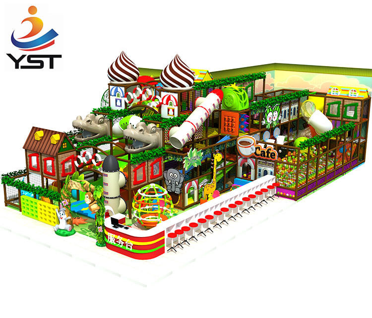 Commercial Soft Indoor Playground Equipment YST1804 - 19 Apply To 3-15 Years Old