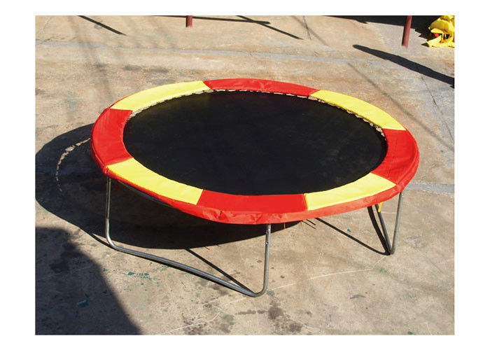 Fitness Single Person Trampoline 12 Mm Thickness PVC Fabric UV Resistant